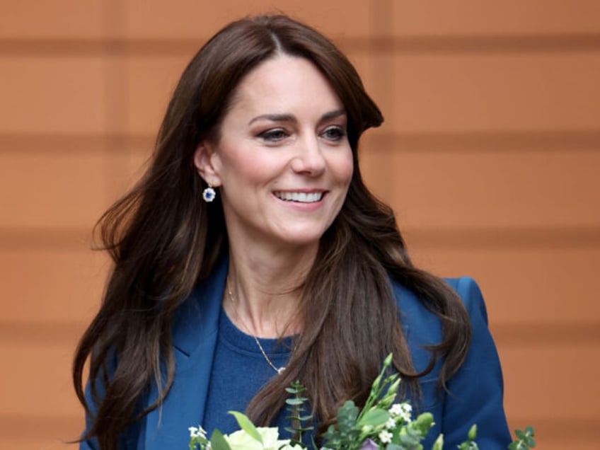 LONDON, ENGLAND - DECEMBER 05: Catherine, Princess Of Wales attends the opening of Evelina London's new children's day surgery unit on December 05, 2023 in London, England. (Photo by Chris Jackson/Getty Images)