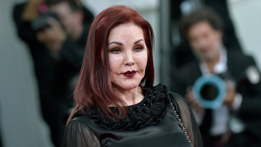 Priscilla Presley attends a premiere