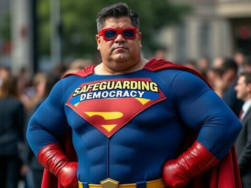 pritzker appoints himself as democracys superhero 