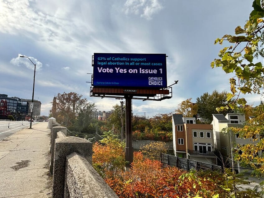 pro abortion group launches billboard blitz in ohio targeting catholics ahead of election