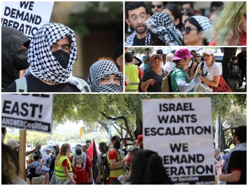 Anti-Israel Protest in Austin TX (Randy Clark/Breitbart Texas)