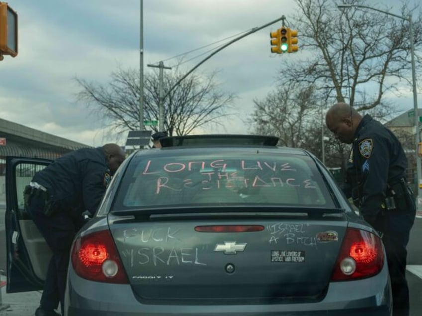 Pro-Palestinian anti-Israel protest JFK (Adam Gray / Getty)