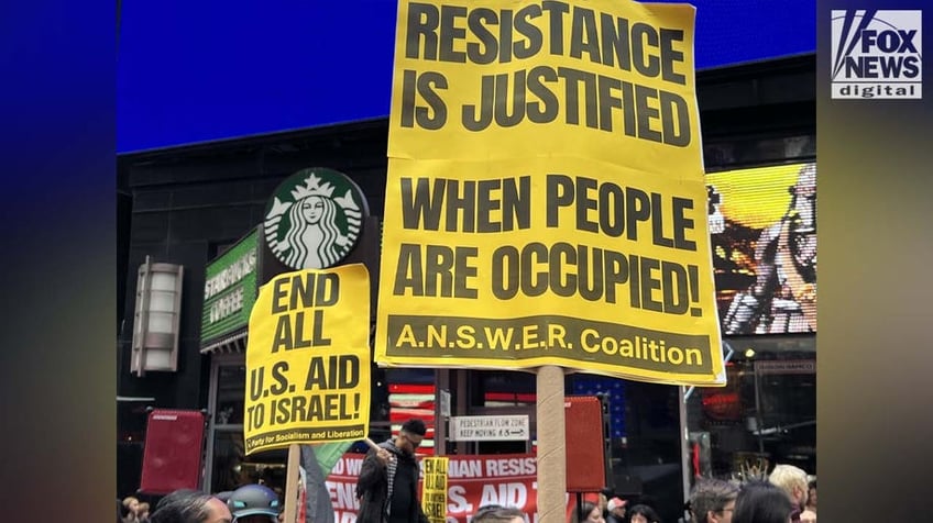 pro palestinian protesters blame israel for hamas terror attack in repugnant demonstrations