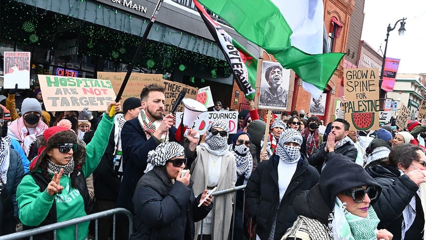 pro-Palestinian march