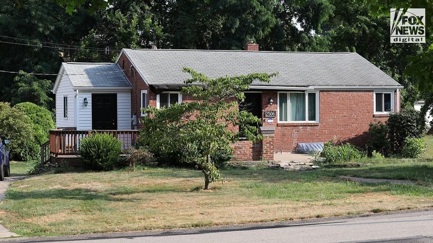 Exterior view of the brick home of the would-be Donald Trump assassin, Matthew Crooks