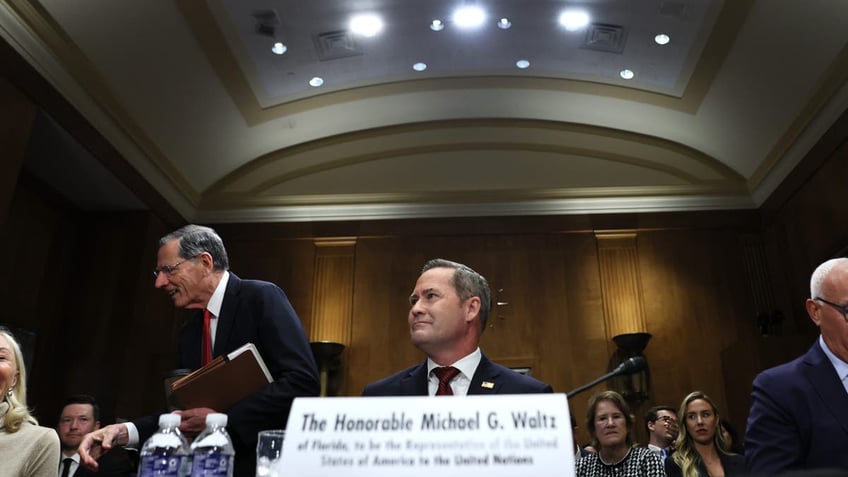 Waltz at confirmation hearing