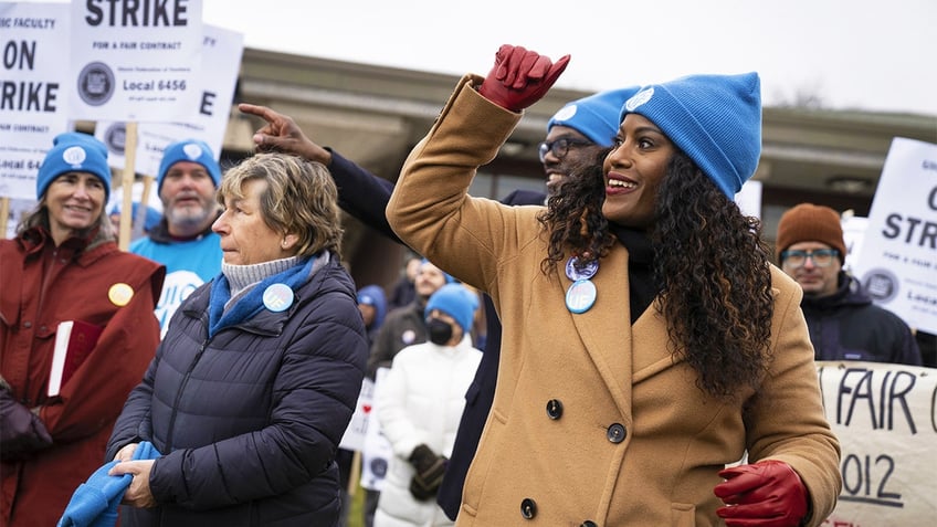 progressive chicago teachers union boss owes thousands in unpaid utility bills despite eye popping salary