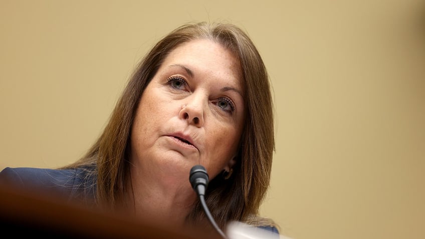 Kimberly Cheatle during a House Oversight and Accountability Committee hearing