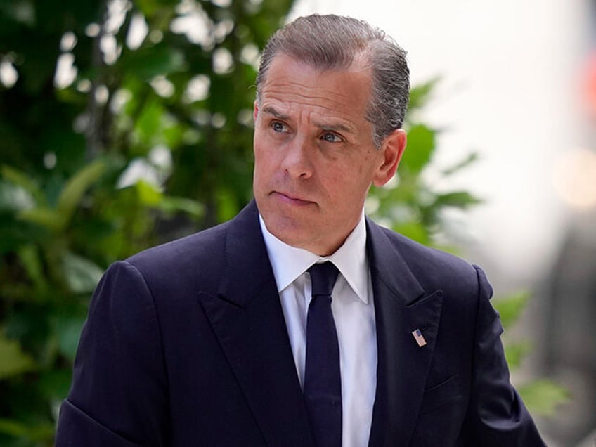 Hunter Biden arrives at federal court, Monday, June 3, 2024, in Wilmington, Del. (AP Photo