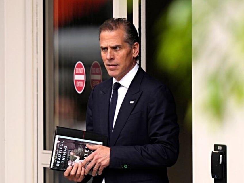 Hunter Biden departs from federal court, Thursday, June 6, 2024, in Wilmington, Del. (AP P