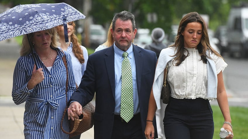 James McGrath's family arrives at court