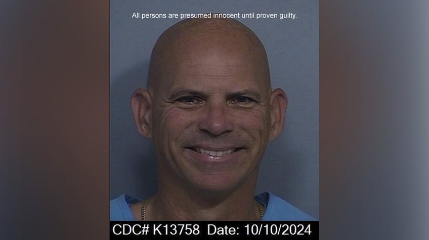 A mugshot of Lyle Menendez