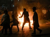 Protest against compulsory military service for ultra-Orthodox Israelis turns violent in Jerusalem