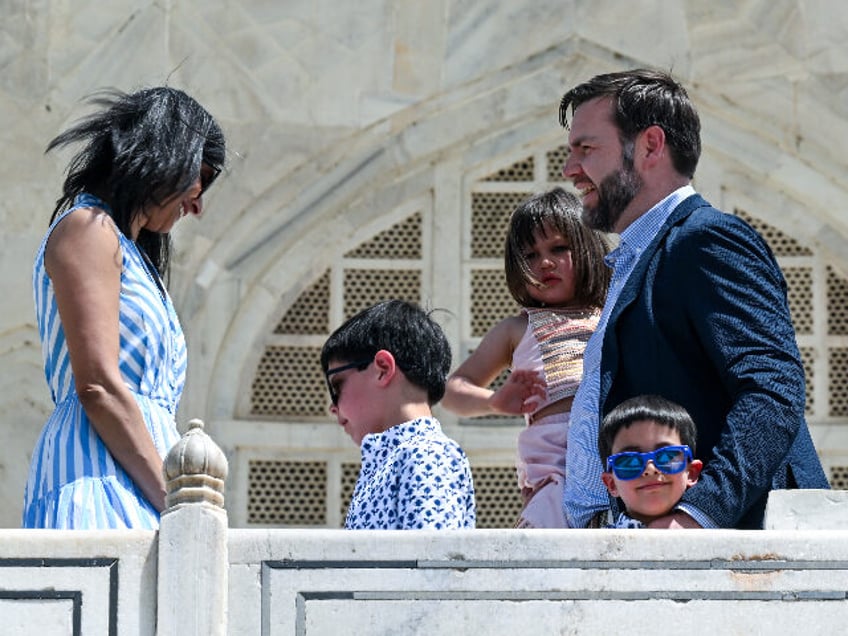 U.S. Vice President JD Vance and his family, including wife Usha Vance, visit the Taj Maha