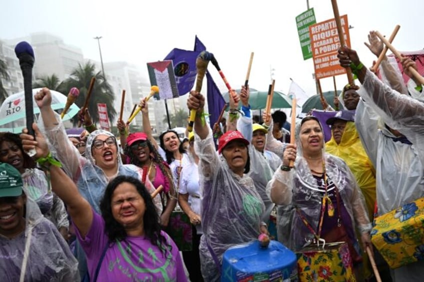 The pro-Palestinian protest in Rio aims to send a message to G20 leaders gathering for a s