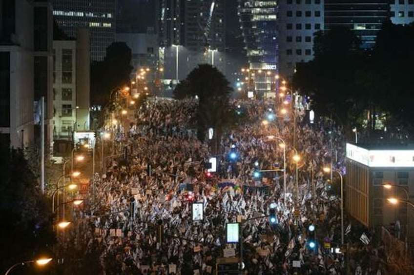 protests against israels judicial reform intensify netanyahu hospitalized ahead of vote