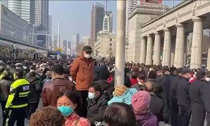 protests by angry chinese workers surge to most in 7 years posing a threat to beijings rule