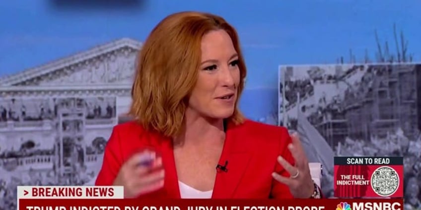 psaki hypes trump indictment as book club assignment encourage your friends and neighbors to read it