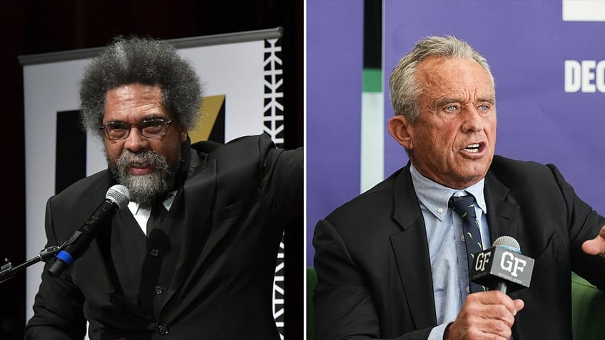 Cornel West and RFK Jr.