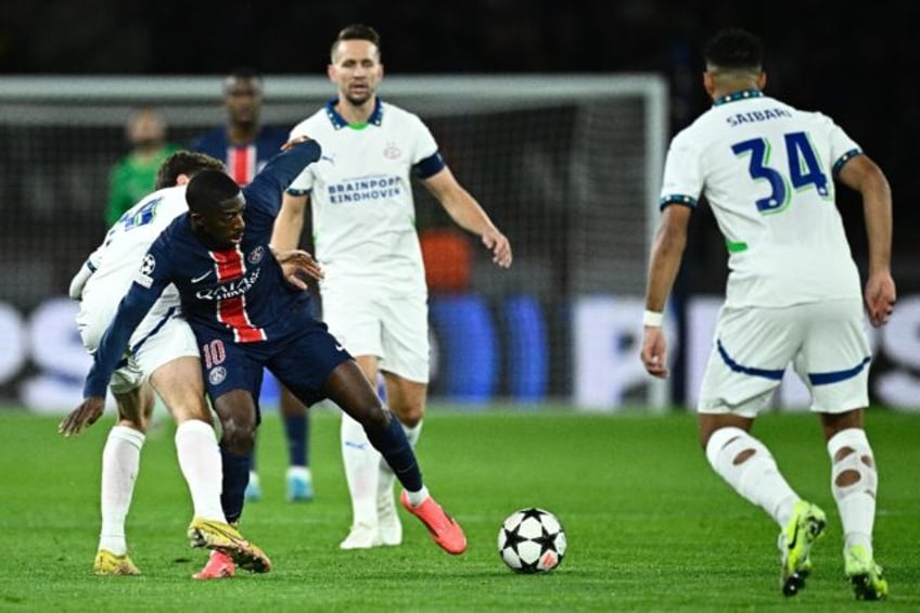 Ousmane Dembele and Paris Saint-Germain were left frustrated by PSV Eindhoven in the Champ