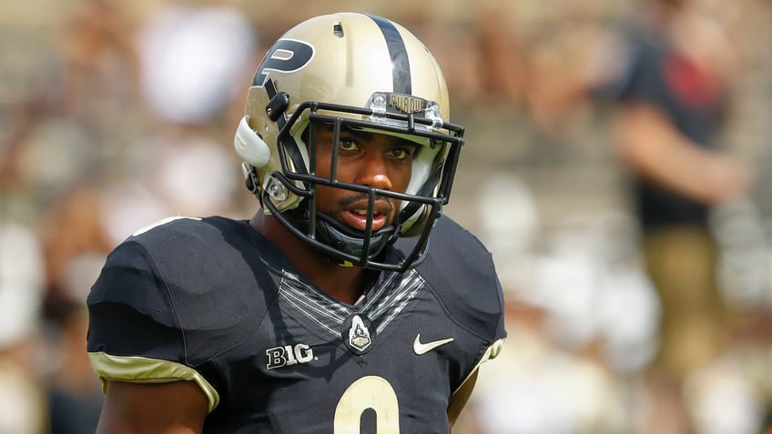 Raheem Mostert of the Purdue Boilermakers