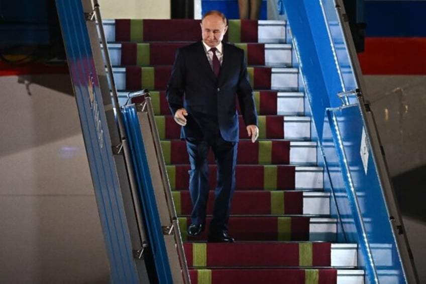 Russian President Vladimir Putin is on a state visit to Vietnam, a day after signing a mut