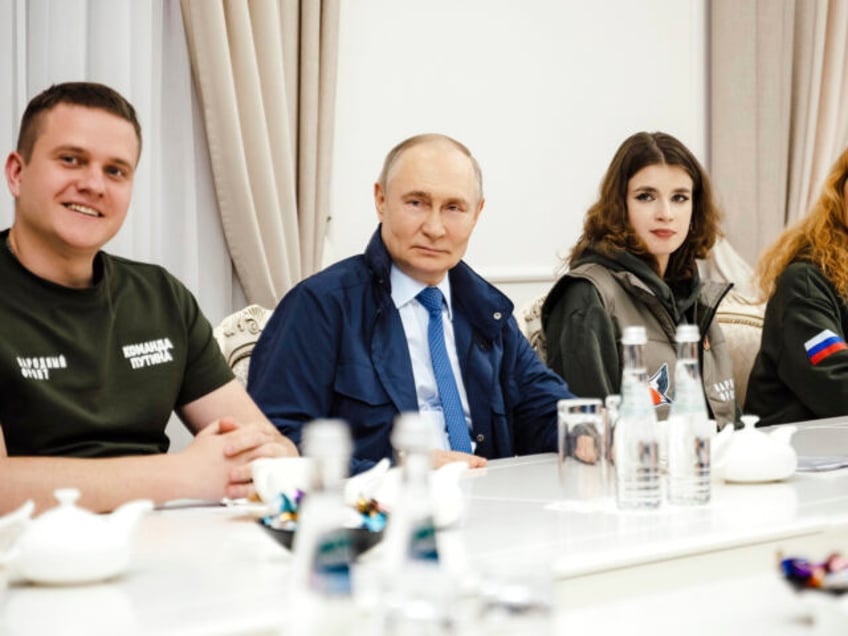 In this photo released by the Russian Presidential Press Service on Wednesday, May 21, 202