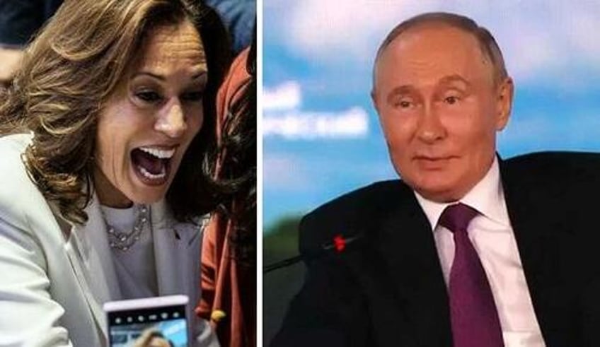 putin quips that he prefers harris to trump cites contagious expressive laugh