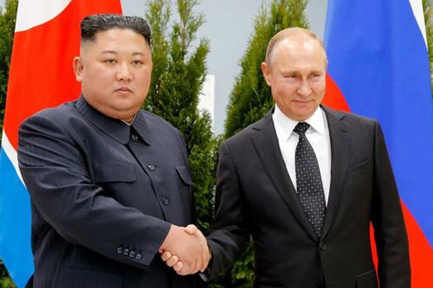 putin to arrive in north korea as kim hails invincible comrades in arms