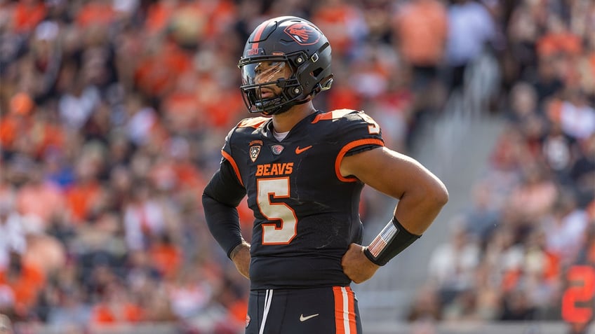 Quarterback DJ Uiagalelei plays against SDSU