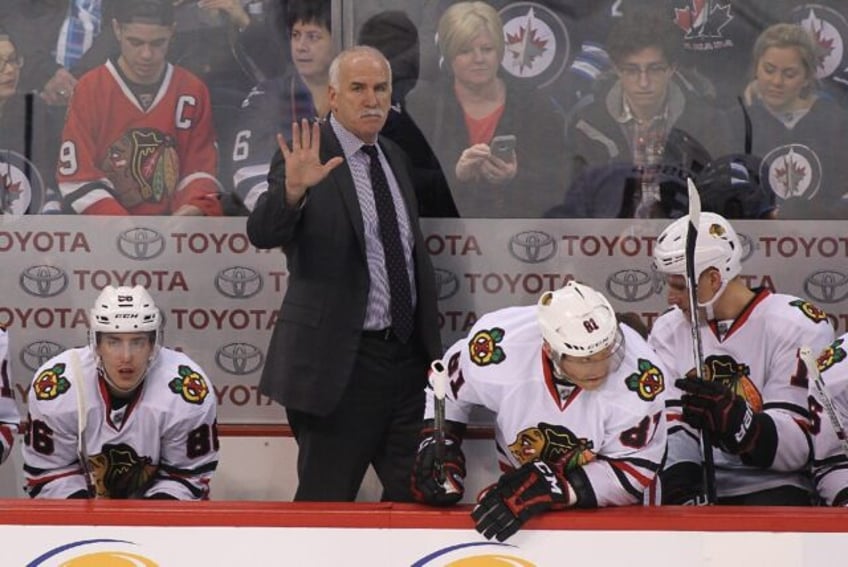 Former Chicago Blackhawks coach Joel Quenneville of the Chicago Blackhawks was among three