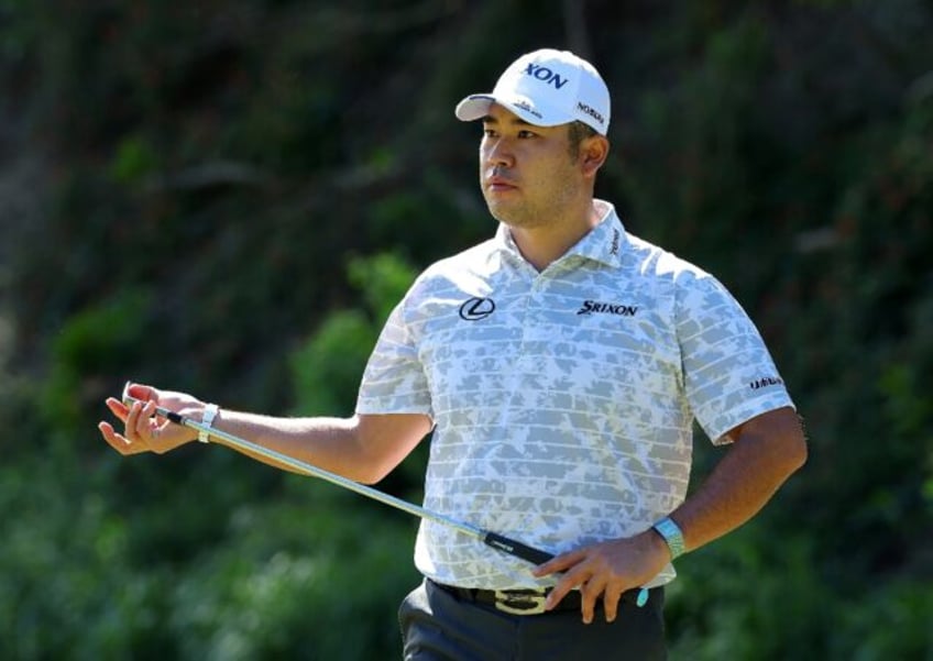 Japan's Hideki Matsuyama, the 2021 Masters champion, practices ahead of Thursday opening round of the PGA Tour's season opening event, The Sentry, in Hawaii