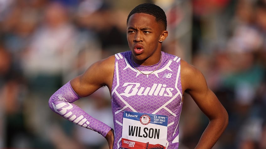 Quincy Wilson looks on track