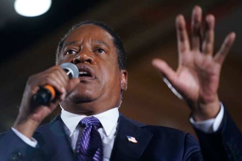 radio host larry elder ends republican presidential campaign and endorses donald trump