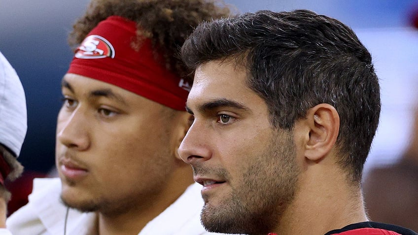 raiders jimmy garoppolo happy trey lance gets another opportunity after cowboys trade