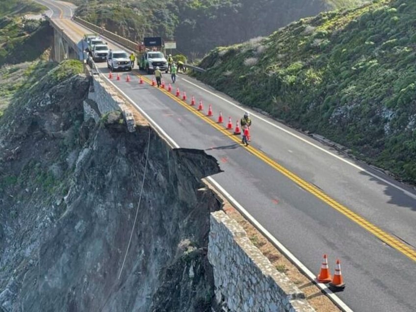 Esta imagen difundida por el Departamento de Transporte de California (conocido como Caltr