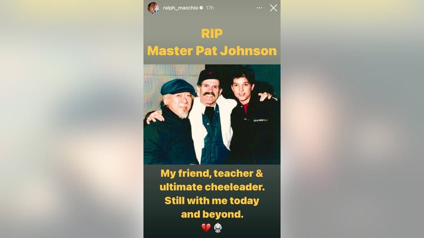 ralph macchio remembers karate kid choreographer pat e johnson a friend and my ultimate cheerleader