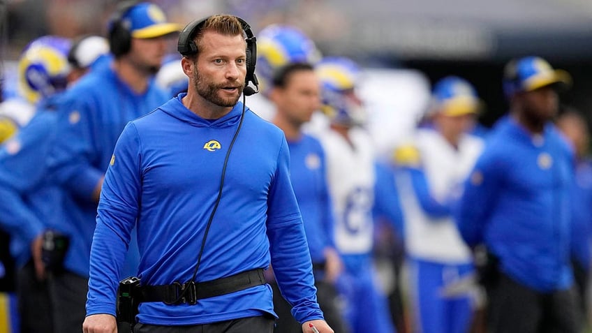 rams coach sean mcvay could miss sundays game with wife expected to give birth any day now