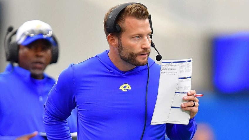 rams coach sean mcvay could miss sundays game with wife expected to give birth any day now