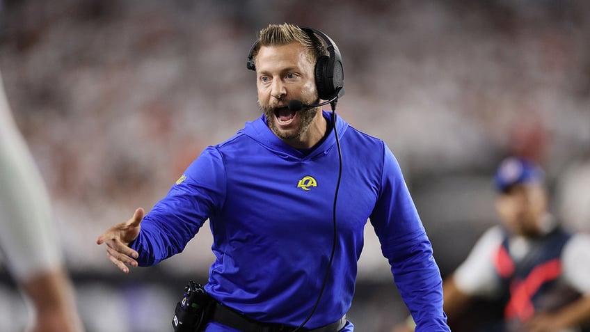 rams coach sean mcvay invokes higher power when talking newborn son theres something special going on