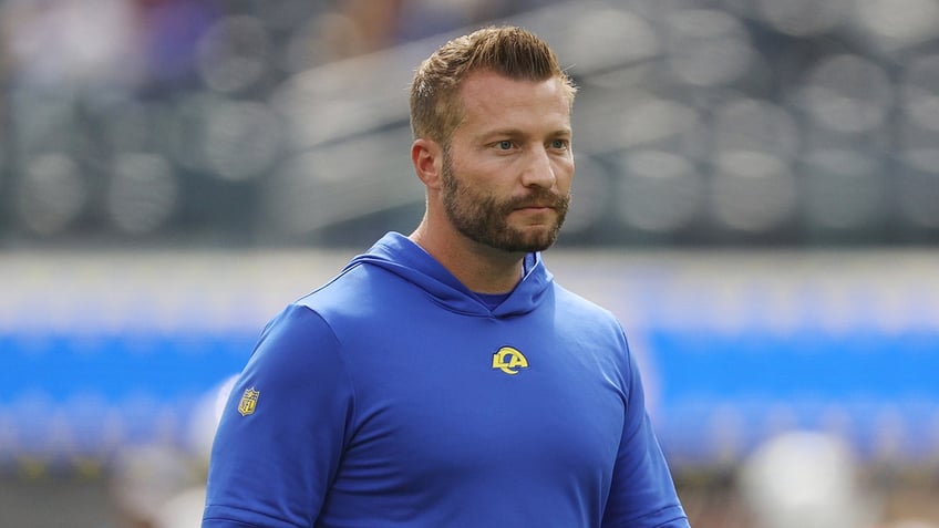 rams coach sean mcvay invokes higher power when talking newborn son theres something special going on