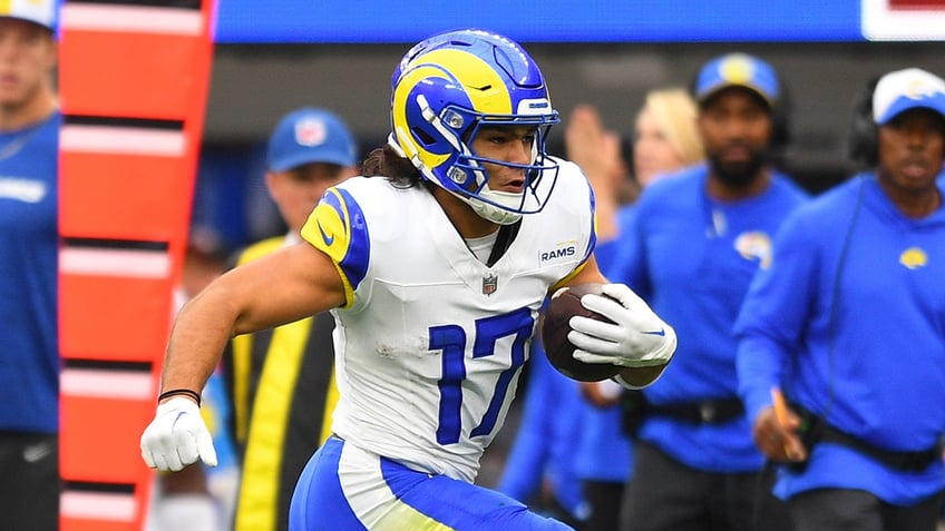 rams puka nacua sets new nfl rookie record after incredible performance vs 49ers