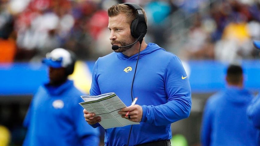 rams sean mcvay not aware of gambling implications when team kicked meaningless field goal vs 49ers