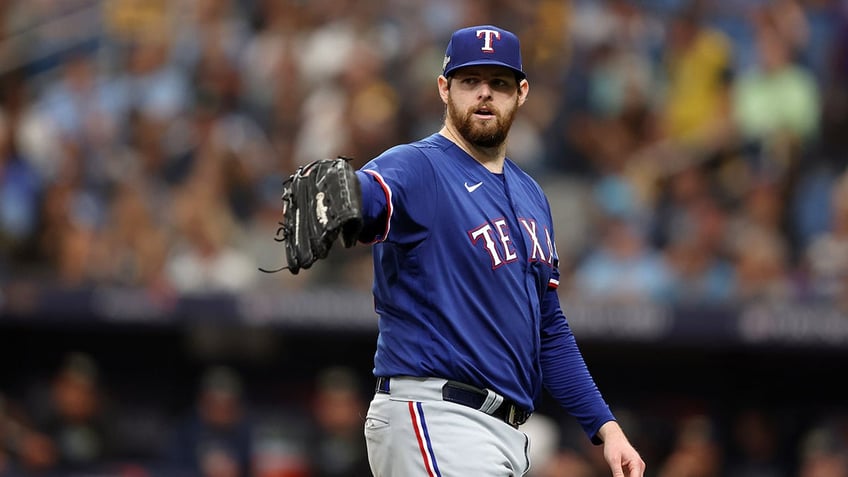 rangers jordan montgomery shuts down rays to take game 1 in wild card series