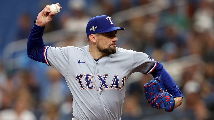 rangers powerhouse offense nathan eovaldis gem help clinch two game sweep of rays in al wild card series