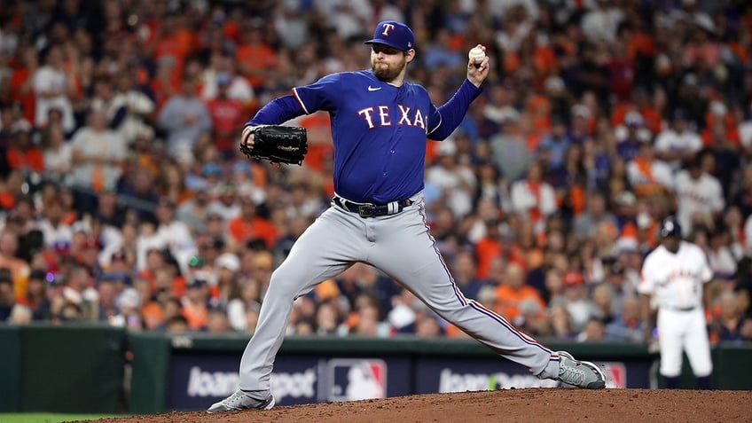 rangers rally behind jordan montgomerys brilliant start to win alcs game 1 over astros