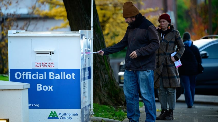 Voters in Portland, Oregon