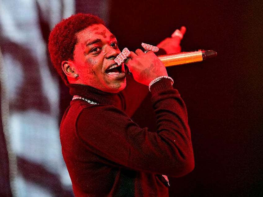 NEWARK, NEW JERSEY - OCTOBER 29: Kodak Black performs onstage during Powerhouse NYC on Oct