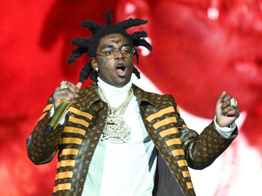 NEW YORK, NEW YORK - OCTOBER 29: Kodak Black performs at the Rolling Loud NYC music festiv