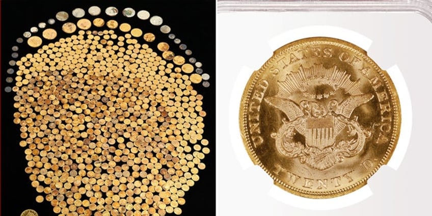 rare gold coins found buried in kentucky cornfield worth millions in line with winning the lottery